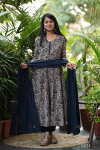 Kalamkari Anarkali Set