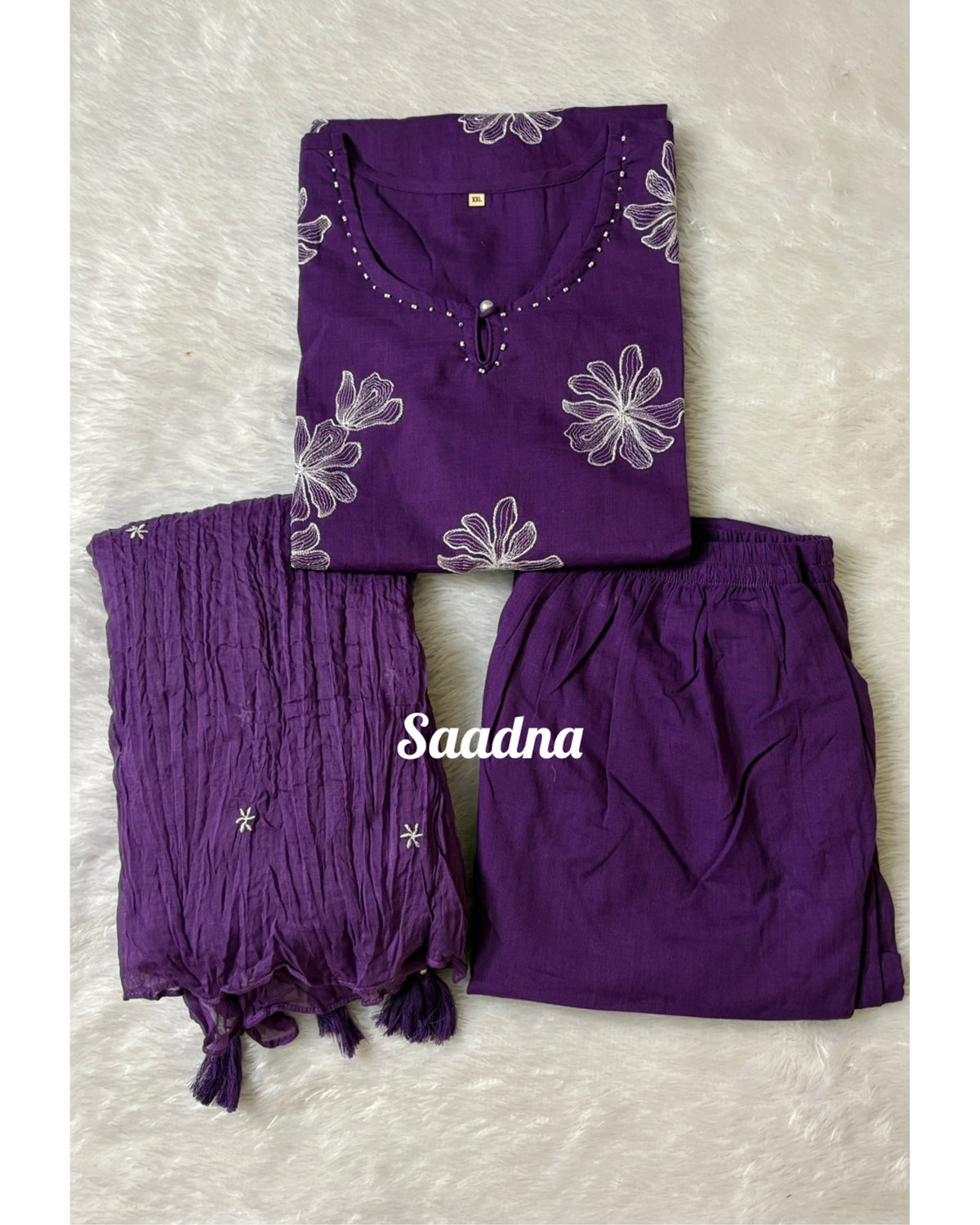 Handloom Embroidery Cotton Set -2
