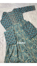 Blue Anarkali Set