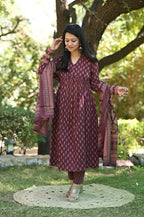 Cotton Anarkali Set