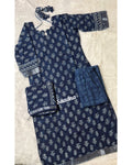 Indigo Linen Salwar Set