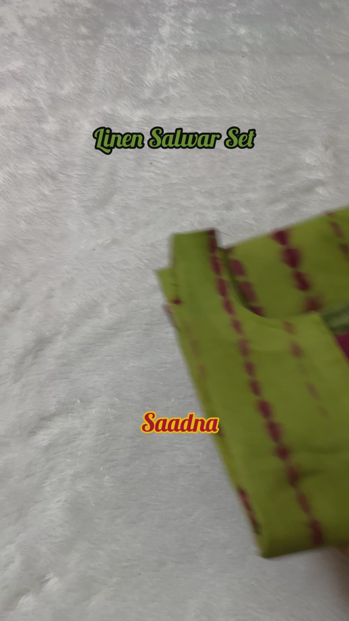 Tie & dye Linen Salwar set