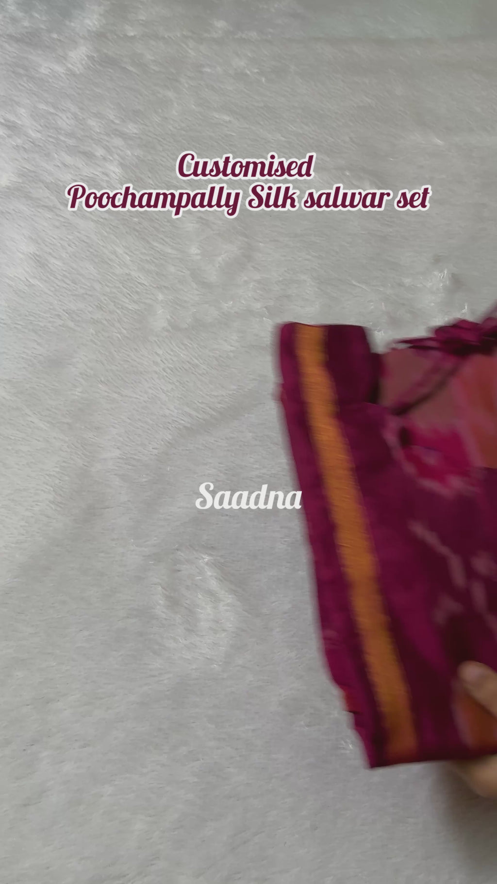 Poochampally Silk Salwar Set