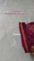 Poochampally Silk Salwar Set