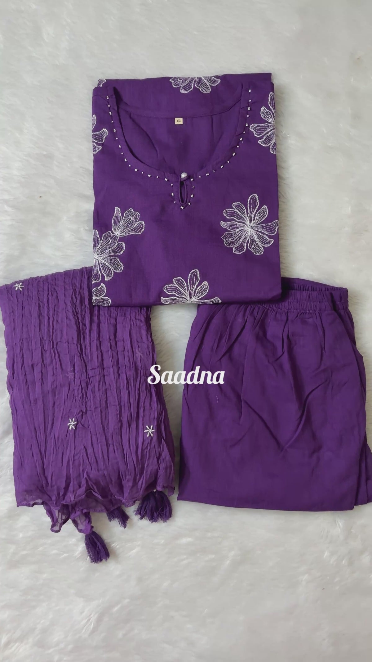 Handloom Embroidery Cotton Set -2