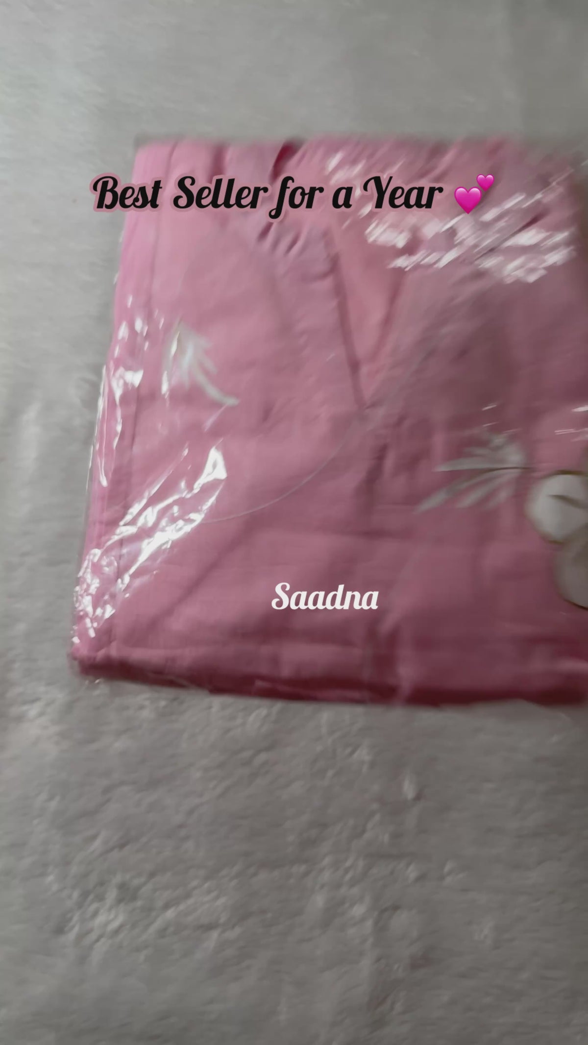 Pink hand paint Cotton Set