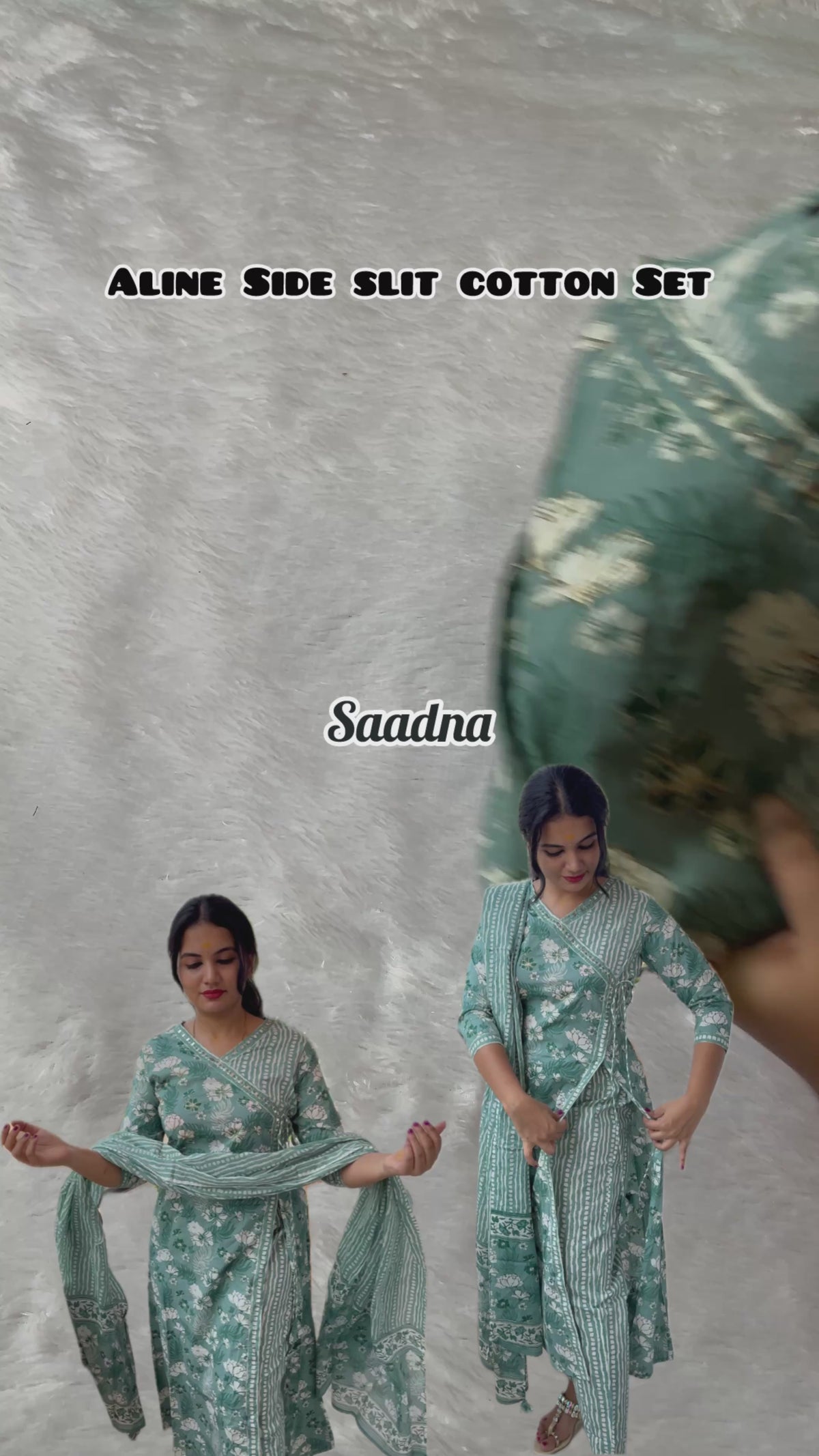 A Line Cotton suit Set