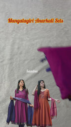 Mangalagiri Anarkali Set - 1